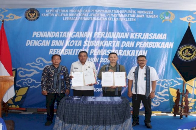 Kanwil Ditjenpas Jateng dan BNNK Surakarta Jalin Kerja Sama Pencegahan Narkoba