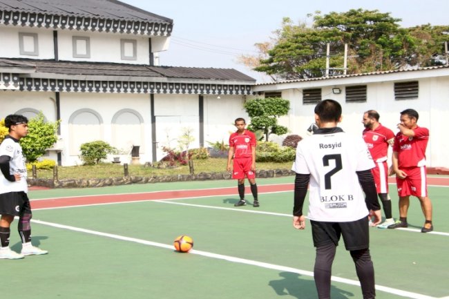 Final Pertandingan Futsal Warga Binaan Lapas Madiun Berlangsung Meriah