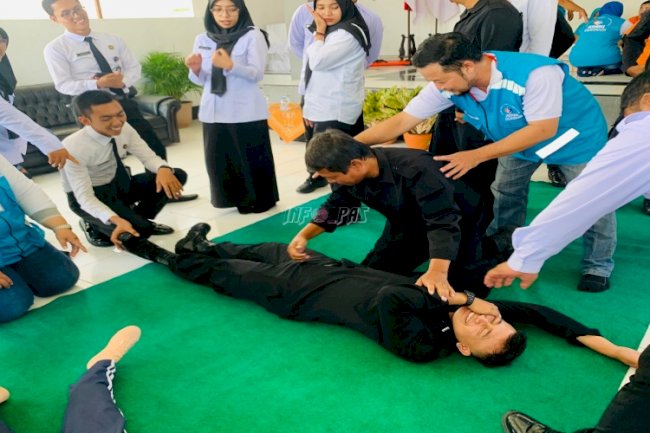 Lapas Wonogiri bersama RSUD Wonogiri Gelar Pelatihan BHD dan Penandatanganan PKS