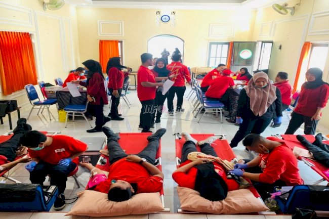 Rayakan Kemerdekaan dengan Peduli Sesama, Lapas Wonogiri Gelar Donor Darah dan Cek Kesehatan Gratis