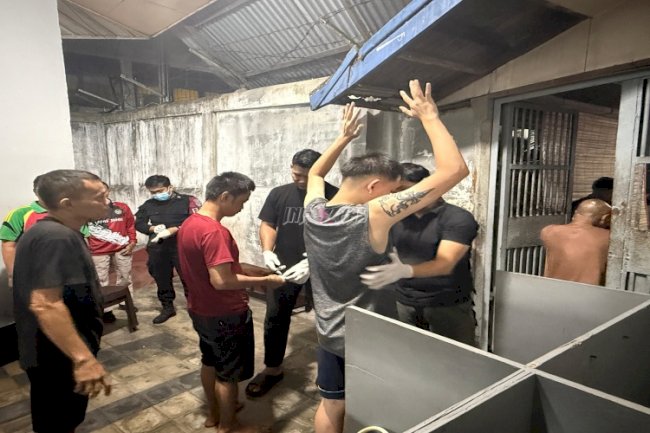 Lapas Jambi dan Kanwil Ditjenpas Gelar Razia Gabungan di Blok Tower