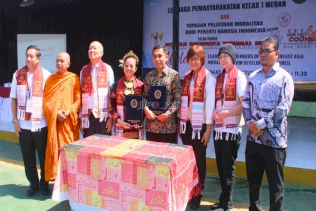 Lapas dan LPKA Medan Sambut Delegasi Dewan Pendidikan Moral Asia Tenggara