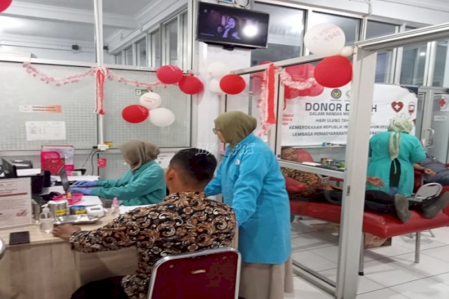 Lapas Batang Teguhkan Semangat Berbagi lewat Donor Darah