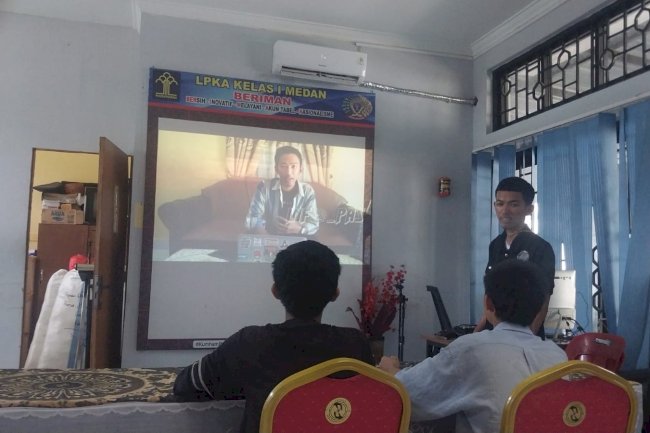 Asah Kreativitas, Anak Binaan LPKA Medan Belajar Melukis bersama DAAI TV