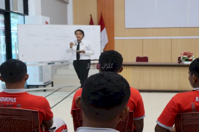 CASN LPKA Ambon Berikan Kelas Biologi kepada Anak Binaan