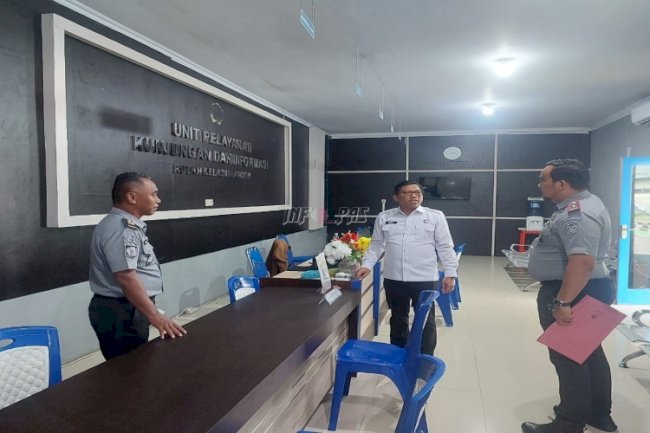 Kakanwil Ditjenpas Maluku Tinjau Persiapan Desk Evaluasi di Rutan Ambon