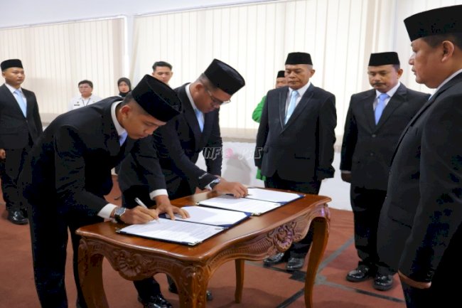 Kakanwil Ditjenpas Kalsel Pimpin Pelantikan Pejabat Nonmanajerial PKP dan PK