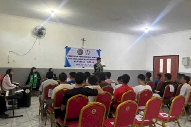 LPKA Medan Fasilitasi Pembinaan Rohani Anak Binaan bersama GPIB Medan Barat