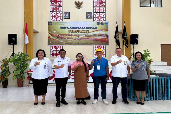Bersama BPVP, Bapas Ambon Adakan Pelatihan Kemandirian untuk Klien