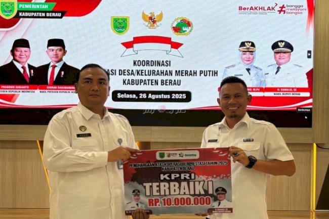 Primkopasindo Rutan Tanjung Redeb Raih Penghargaan KPRI Terbaik I Kabupaten Berau Tahun 2025