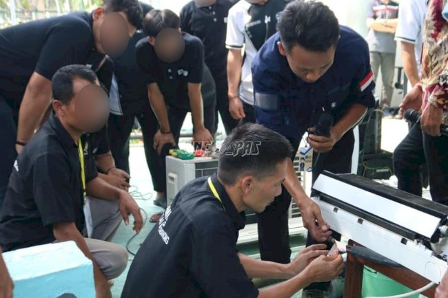 Bekal Masa Depan, Lapas Cibinong Latih Warga Binaan Jadi Teknisi AC Profesional