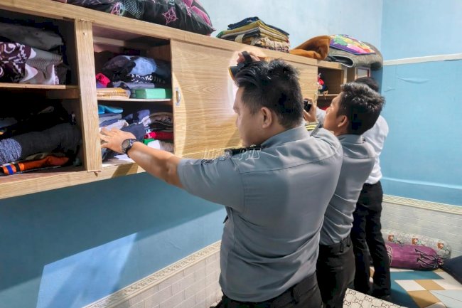 Gelar Razia Malam, Lapas Narkotika Muara Sabak Tingkatkan Keamanan & Ketertiban