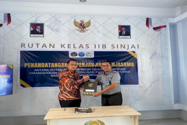 Rutan Sinjai dan BNNK Bone Sepakati Kerja Sama dan Gelar Sosialisasi P4GN