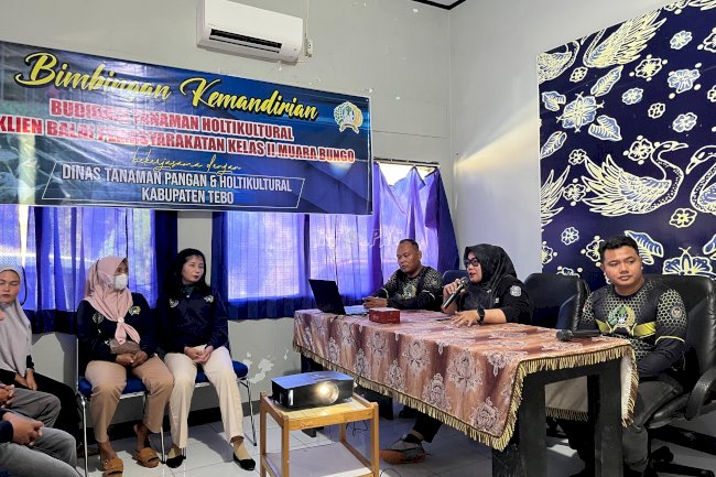 Bapas Muara Bungo Bekali Klien Keterampilan Budidaya Hortikultura