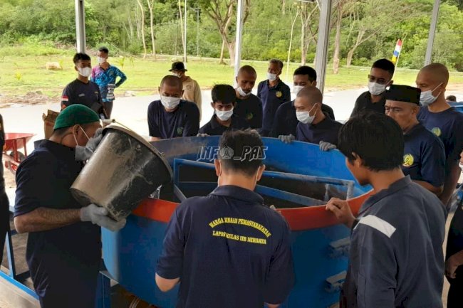 Kanwil Ditjenpas Jateng Launching Pelatihan Pabrik FABA Nusakambangan