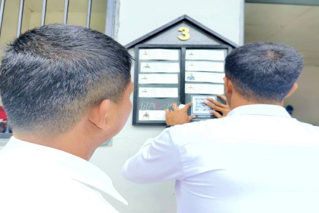 Tingkatkan Pengawasan Kamtib dan Akurasi Data, Lapas Wahai Update Papan Sterek Digital