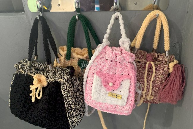 Kreativitas Warga Binaan Lapas Perempuan Pangkalpinang Hasilkan Rajutan Bernilai Jual