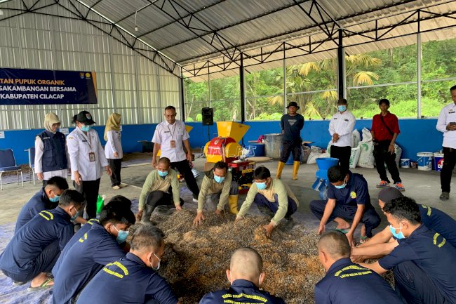Dukung Kemandirian, Warga Binaan Lapas Nirbaya Ikuti Pelatihan Pembuatan Pupuk Organik