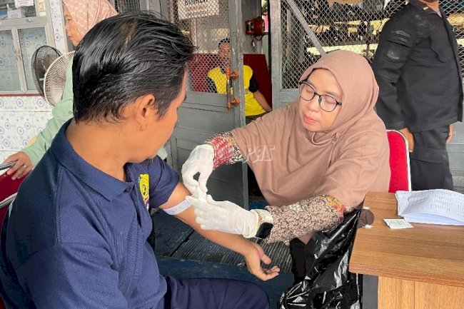 Rutan Kebumen Rutin Gelar VCT, Cegah Penyakit Menular