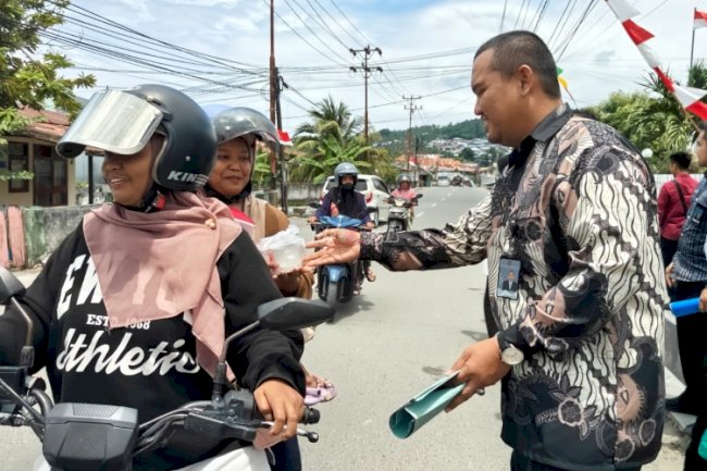 Wujud Kepedulian, Lapas Luwuk Bagikan 25 Paket Makanan Gratis