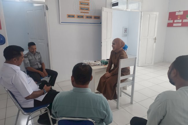 Tingkatkan Layanan Kesehatan, Lapas Namlea Komitmen Raih Akreditasi Klinik