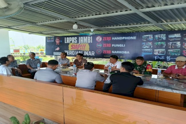 Pengamanan di Lapas Jambi Dapat Dukungan dari TNI dan Polri