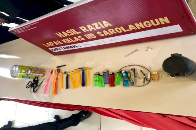 Lapas Sarolangun Geledah Blok Hunian, Pastikan Situasi Tetap Aman dan Kondusif