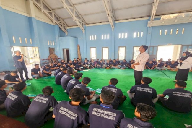Warga Binaan Saling Sharing dan Diskusi dalam Kegiatan Rehabilitasi di Lapas Kuala Tungkal