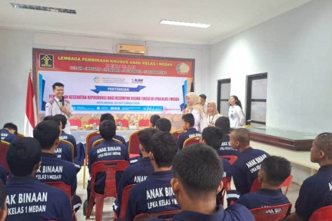 Anak Binaan LPKA Medan Dapat Pembekalan Kesehatan Reproduksi dari BKKBN Sumut