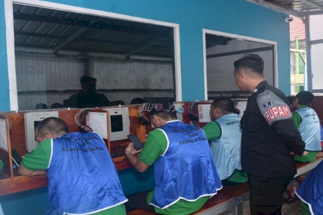 Obati Rindu, Warga Binaan Lapas Narkotika Muara Sabak Manfaatkan Layanan Wartelsuspas 