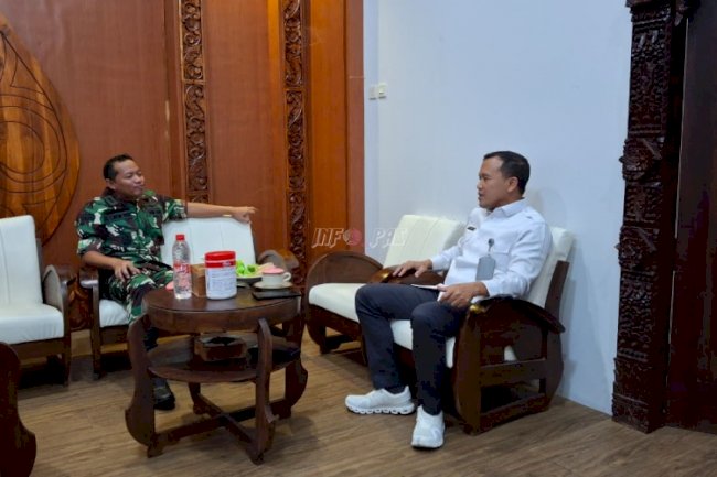 Jalin Sinergi dan Silaturahmi, Lapas Madiun Sambut Kunjungan Kaotmil Madiun