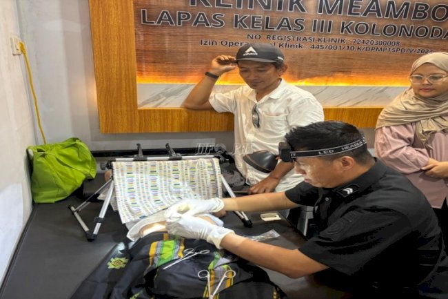 Baksos Khitanan Massal, Lapas Kolonodale Hadirkan Manfaat Nyata bagi Masyarakat