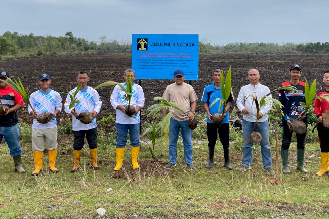 Kanwil Ditjenpas Kalsel Tinjau Lahan Brigade Pangan di Desa Pagatan Besar