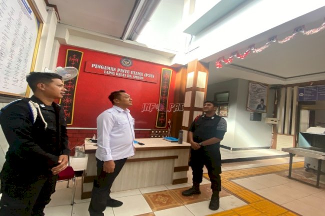 Kontrol Keliling, Kanwil Ditjenpas Maluku Pantau UPT Pemasyarakatan se-Kota Ambon