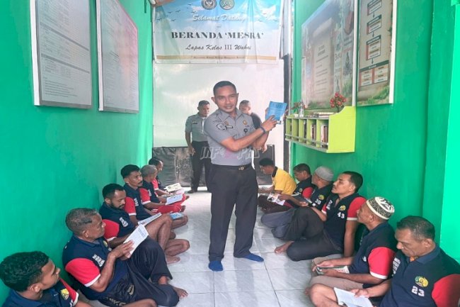 Momentum Hari Literasi, Lapas Wahai Dorong Warga Binaan Jadi Pegiat Buku