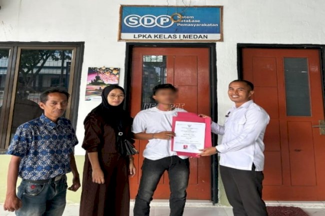 Bukti Nyata Pembinaan Pendidikan, Anak Binaan LPKA Medan Raih Ijazah Paket C