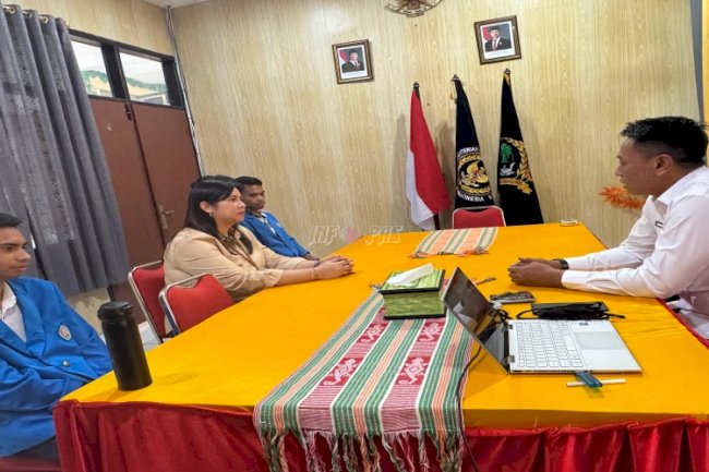 Kanwil Ditjenpas NTT Terima Tiga Mahasiswa Magang dari Politeknik Negeri Kupang