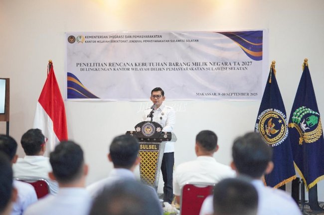 Pendampingan RKBMN 2027, Kanwil Ditjenpas Sulsel Tekankan Efisiensi dan Akuntabilitas