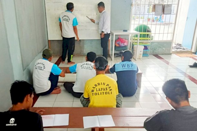 Program Literasi, Upaya Lapas Tolitoli Berantas Buta Huruf Warga Binaan