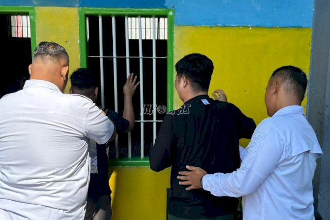 Perkuat Deteksi Dini, Lapas Sarolangun Geledah Blok Hunian