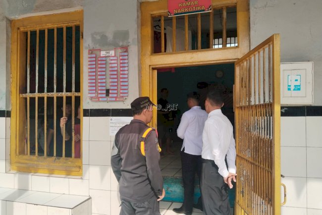 Jaga Stabilitas Keamanan, Lapas Brebes Gelar Kontrol Lingkungan Blok Hunian