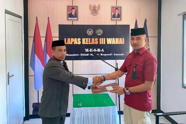 Resmi Dikukuhkan, Majelis Taklim Lapas Wahai Sah Terdaftar di Kemenag RI
