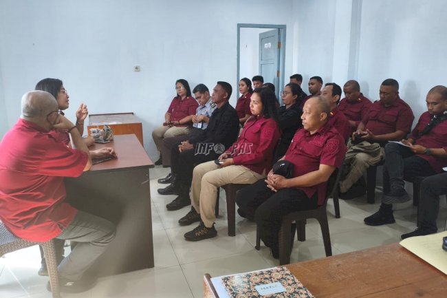 Kanwil Ditjenpas Maluku Dorong Peningkatan Layanan di Lapas Saparua