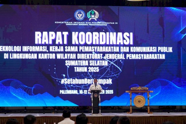 Rakor Tekforma di Sumsel: Sinergi Penguatan Datin, TI, Kehumasan, dan Kerja Sama Pemasyarakatan