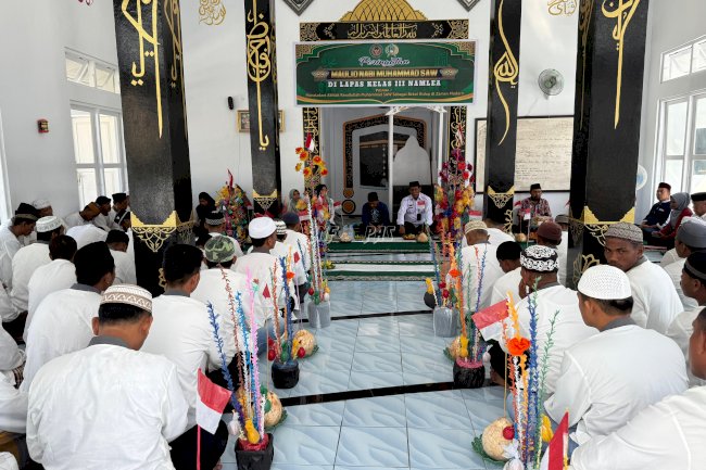 Momentum Maulid Nabi, Lapas Namlea Perkuat Akhlak Warga Binaan
