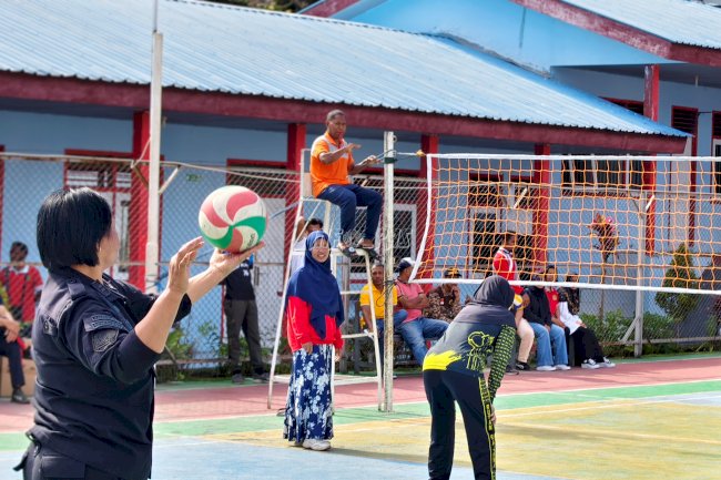 Olahraga dan Tari Jai, Rutan Bajawa Bersama Kemenag Ngada Pererat Silaturahmi