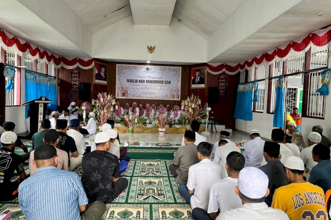 Rutan Ambon Peringati Maulid Nabi, Ajak Warga Binaan & Petugas Tingkatkan Iman dan Kepedulian