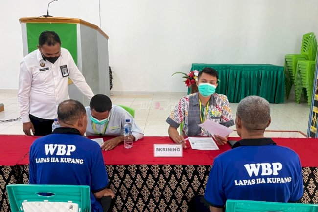 Kanwil Ditjenpas NTT Dampingi Pemeriksaan TBC di Lapas Kupang