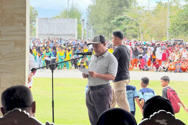 Bangun Sinergi Lintas Lembaga, Lapas Namlea Meriahkan Lomba Pembukaan HUT Buru