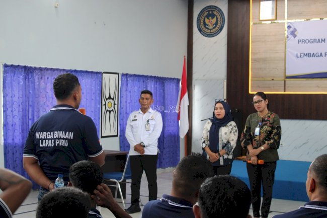Pulihkan Warga Binaan Narkotika, Lapas Piru-BNNP Maluku Jalankan Program Rehabilitasi